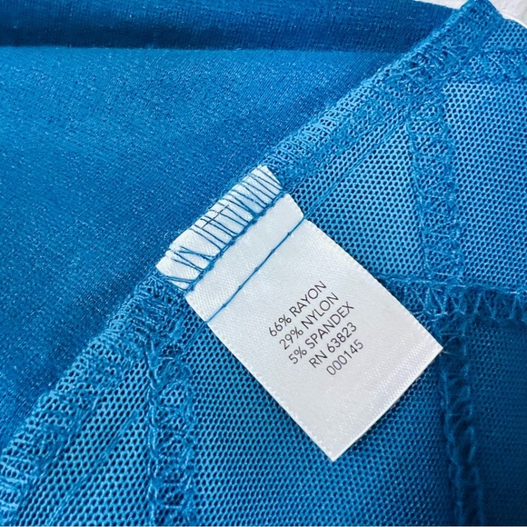 CJ Banks NWT Perfect Pant Tapered Shaped Fit Gibraltar Sea Blue  Size 16WP - Picture 9 of 9